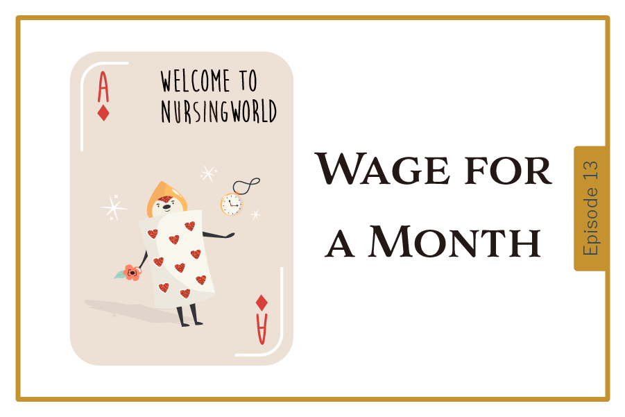 wage for a month