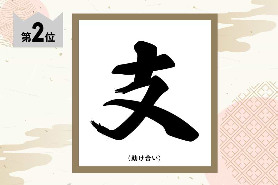 第2位支（助け合い）97票