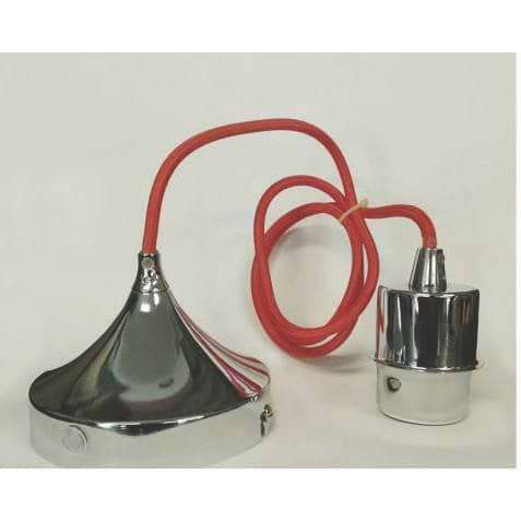 Kabelset hanglamp peer chroom 1-lichts "Iron" 1
