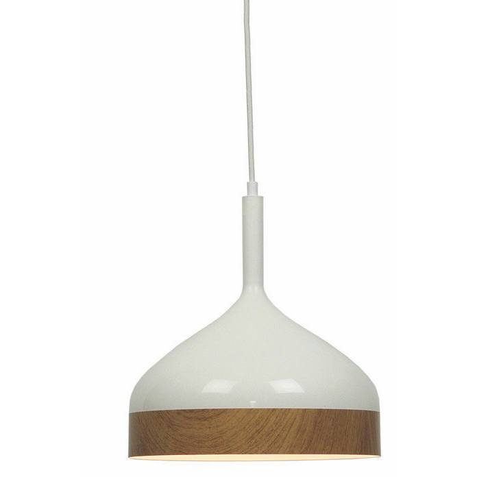 Hanglamp wit/hout 1-lichts "Moondrop" Ø30cm 31cm hoog E27