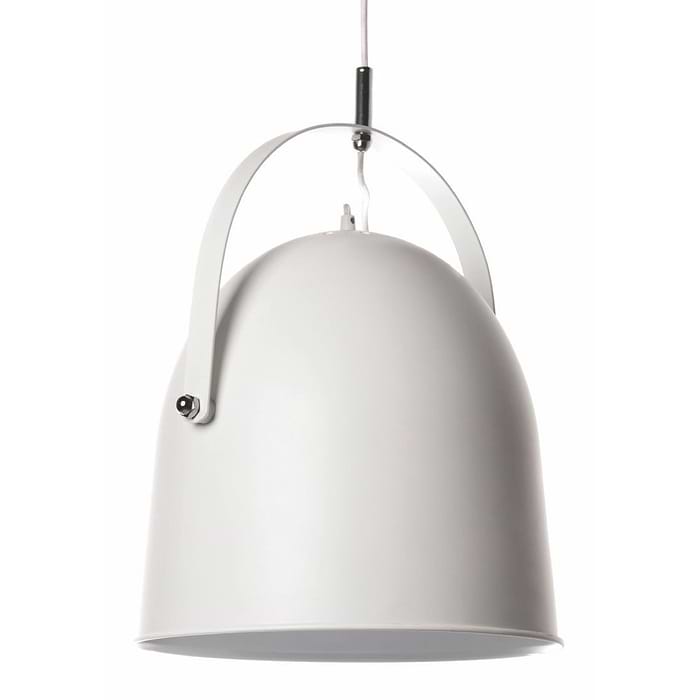 Industriële hanglamp wit 1-lichts "Cooper" Ø35cm 34cm hoog E27
