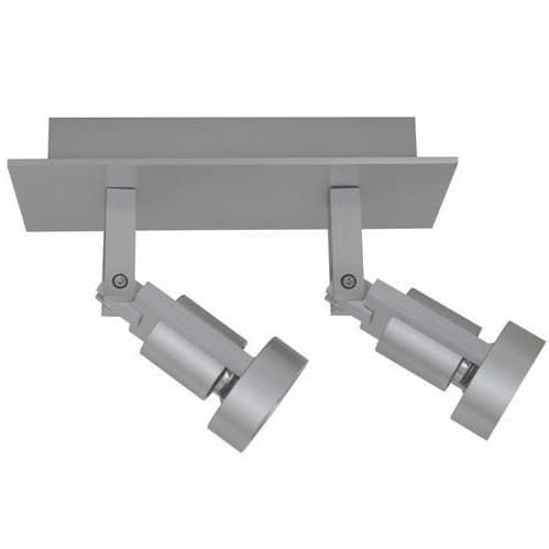 Technische plafondlamp met twee spots