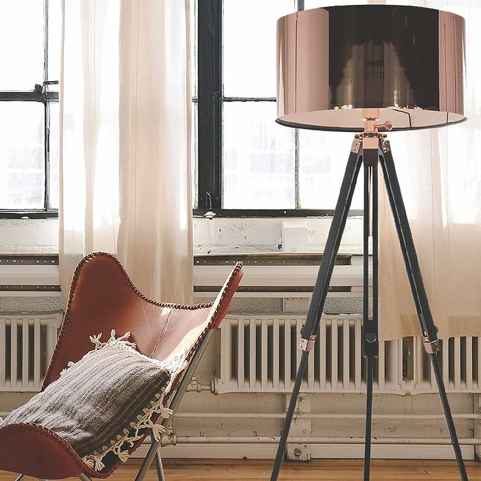 kap Ø50cm vloerdimmer E27