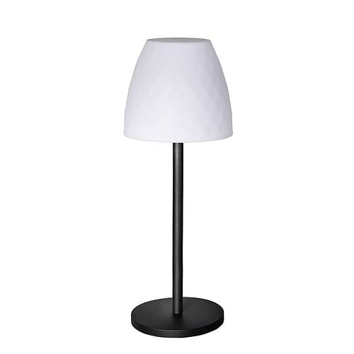 Moderne tafellamp en buitenlamp Terry -wit -1-lichts -hoogte 65 cm -Expo Trading Holland