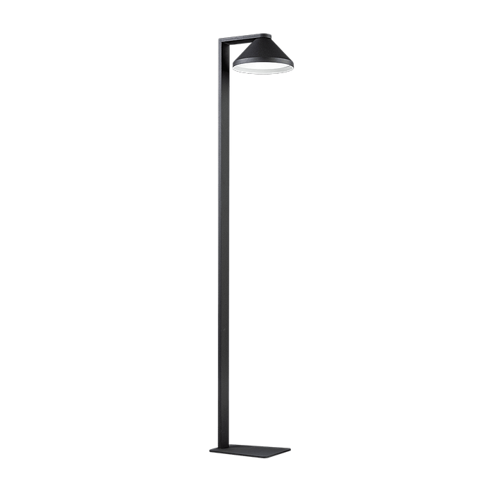 Moderne vloerlamp Kevin zwart hoogte 150 cm van Expo Trading Holland