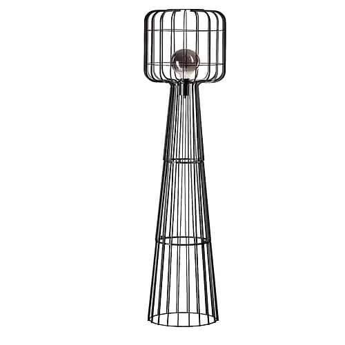 Moderne vloerlamp Steve straight -zwart -1-lichts -Expo Trading Holland