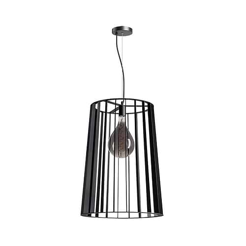 Hanglamp Blackbird 3-lichts zwart -industrieel 60W -Expo Trading Holland - ETH
