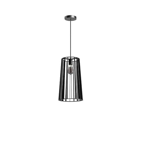 Hanglamp Blackbird 1-lichts zwart -industrieel 60W -Expo Trading Holland - ETH