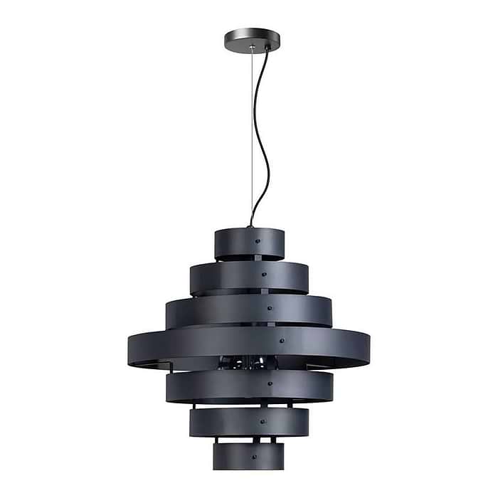 Hanglamp Blagoon 1-lichts zwart -modern 60W -Expo Trading Holland - ETH
