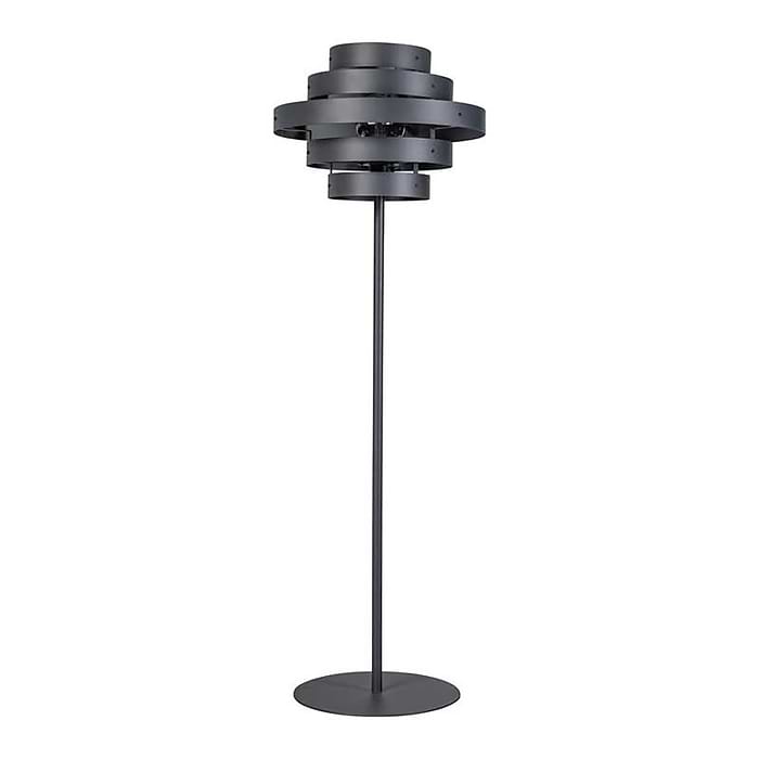 Vloerlamp Blagoon 1-lichts zwart -modern 60W -hoogte 154 cm  -Expo Trading Holland - ETH