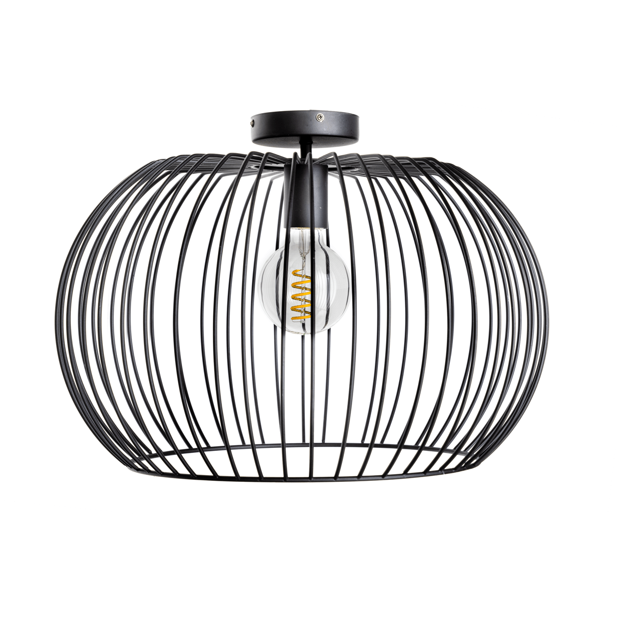 Plafondlamp Wire 2.0 - zwart - 1-lichts - Expo Trading Holland