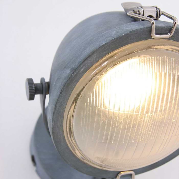 industriële wandlamp Paco - grijs - bedlamp - plafond spot - 1-lichts spot MEXLITE - 1311GR - industrielamp - industriële wandlamp - plafondlamp - landelijk - industrieel - Mexlite