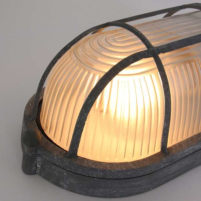 Industriële plafondlamp - industriële wandlamp- 1-lichts beton MEXLITE - 1340GR - industriële plafondlamp - industriële wandlamp - industrielamp - Mexlite- Industrieel - Landelijk- Grijs  Betongrijs met whitewash- Metaal Glas
