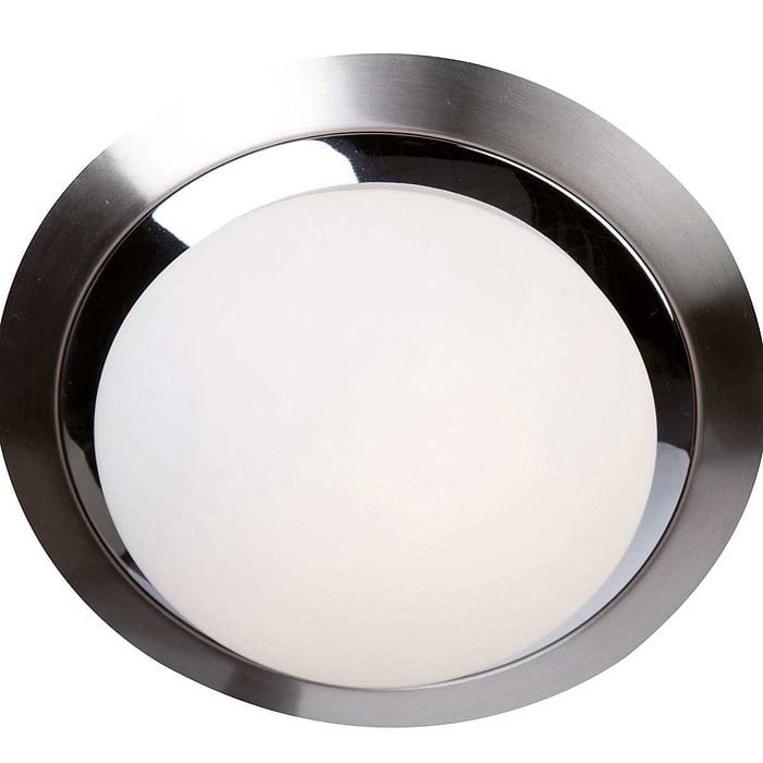 Badkamer plafonnier (zone 2 en 3) - Plafondlamp - Buitenlamp (spatwaterdicht) - plafonnier - 1-lichts. glas LED 22cm (6754st) STEINHAUER