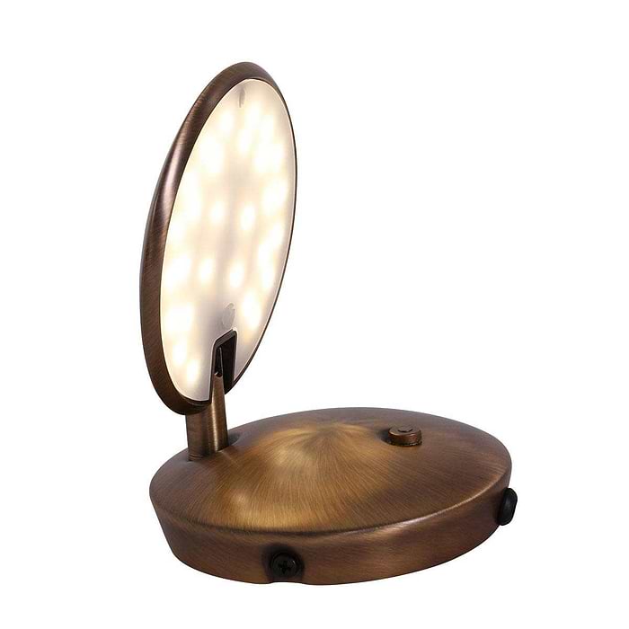 Wandlamp - leeslamp - bedlamp - brons - 1-lichts STEINHAUER - 1442BR - Wandlamp - Leeslampje - Bedlampje - Steinhauer- Zenith LED - Klassiek - Minimalistisch design - Brons - Metaal Kunststof