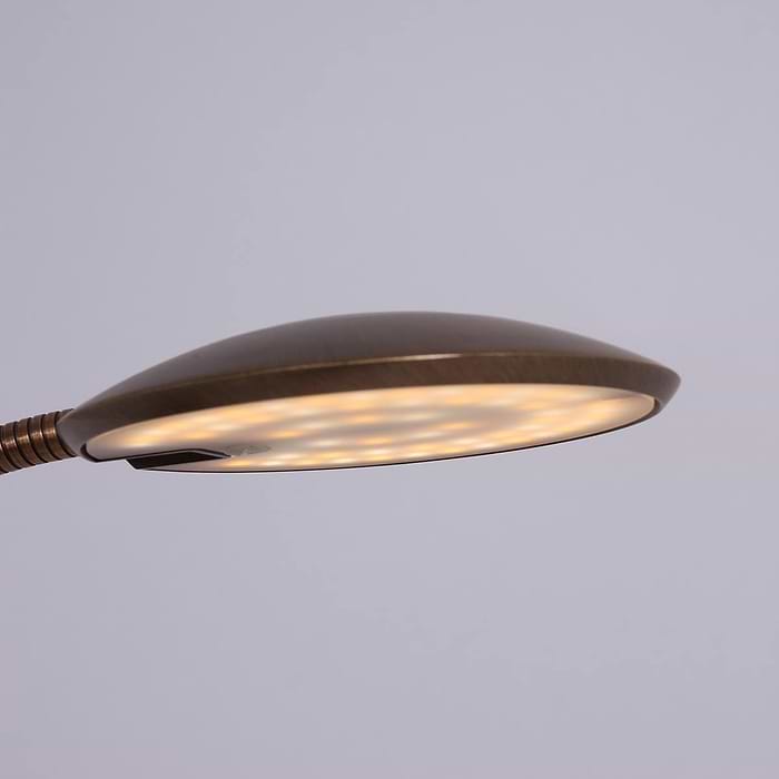 Tafellamp - bureaulamp - leeslamp - 1-lichts LED 6W STEINHAUER - 1470BR - Tafellamp - Bureaulamp - Steinhauer- Zenith LED- Klassiek - Landelijk- Brons - Metaal