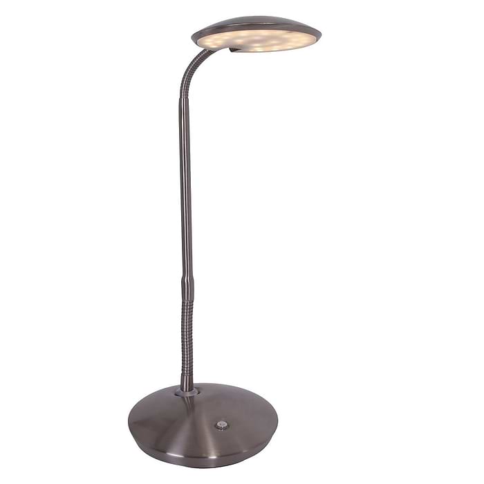Tafellamp - bureaulamp - leeslamp - 1-lichts LED 6W STEINHAUER - 1470ST - Tafellamp- Bureaulamp- Steinhauer- Zenith LED- Modern - Design- Staal - Metaal