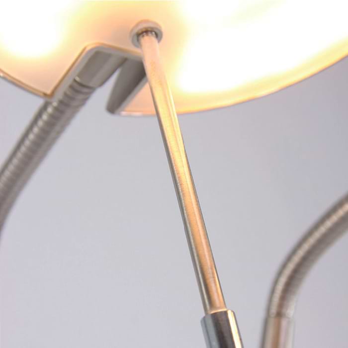 Vloerlamp 2-lichts Zenith STEINHAUER - 1569ST - Vloerlamp- Steinhauer- Zenith LED- Modern- Staal  -