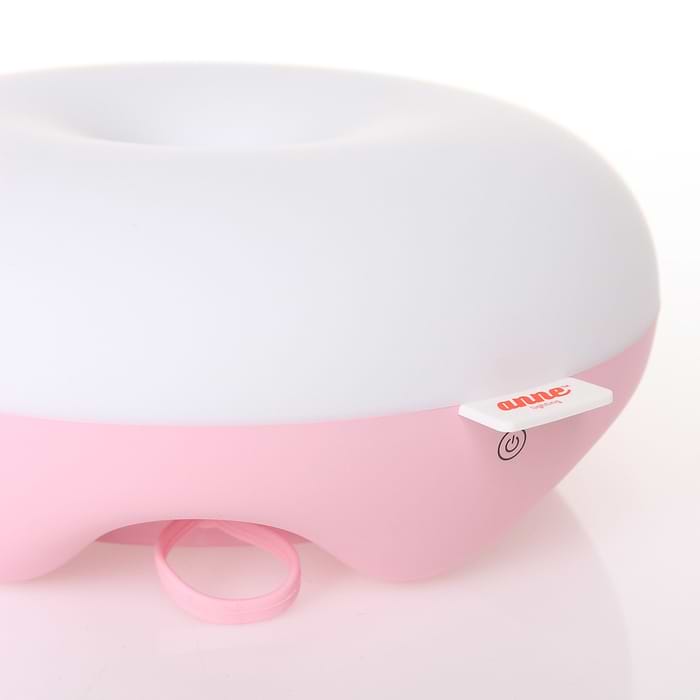 Tafellamp 1-lichts donut - roze en wit - Catching light - Anne light & home