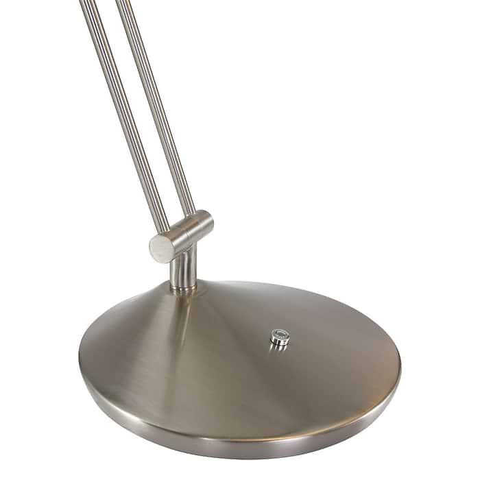 Tafellamp 1-lichts LED knik - staal en wit - Zodiac LED - Steinhauer
