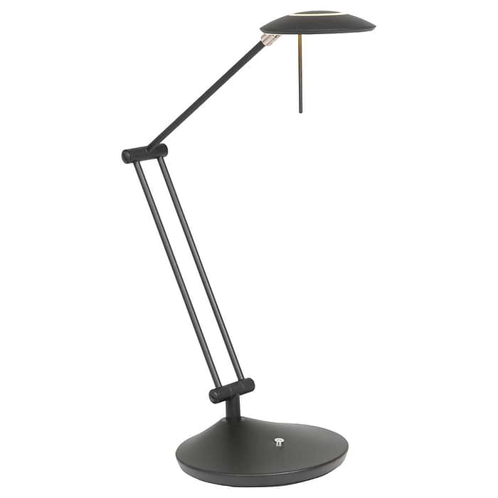 Tafellamp 1-lichts LED knik - zwart en chroom - Zodiac LED - Steinhauer