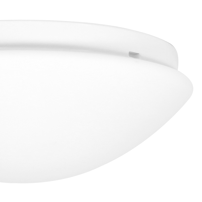 Plafondlamp glas 30cm opaal mat - wit - ceiling and wall - Steinhauer