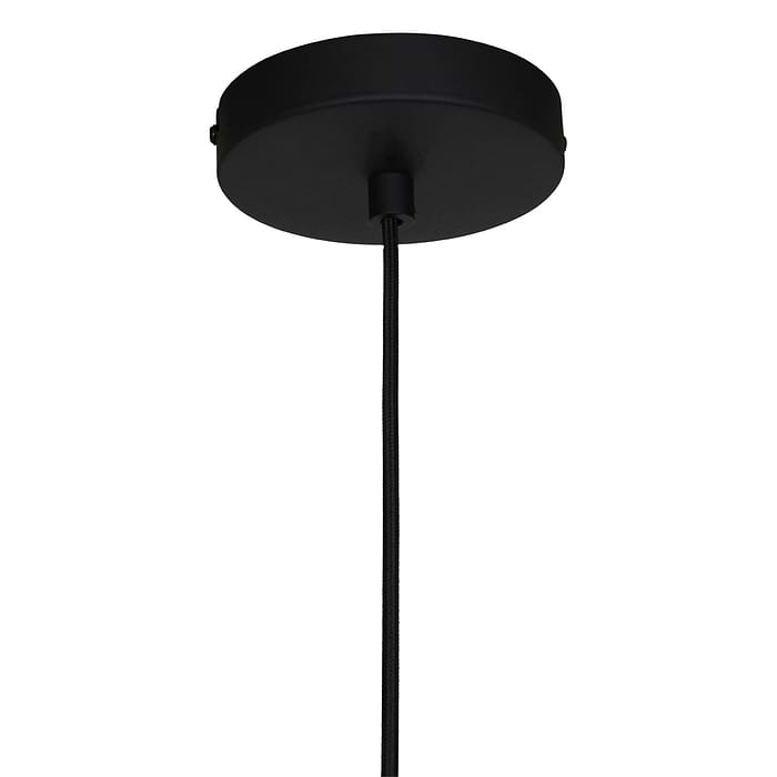 Hanglamp 1-lichts staal - zwart en goud - Lillehammer - Anne light & home