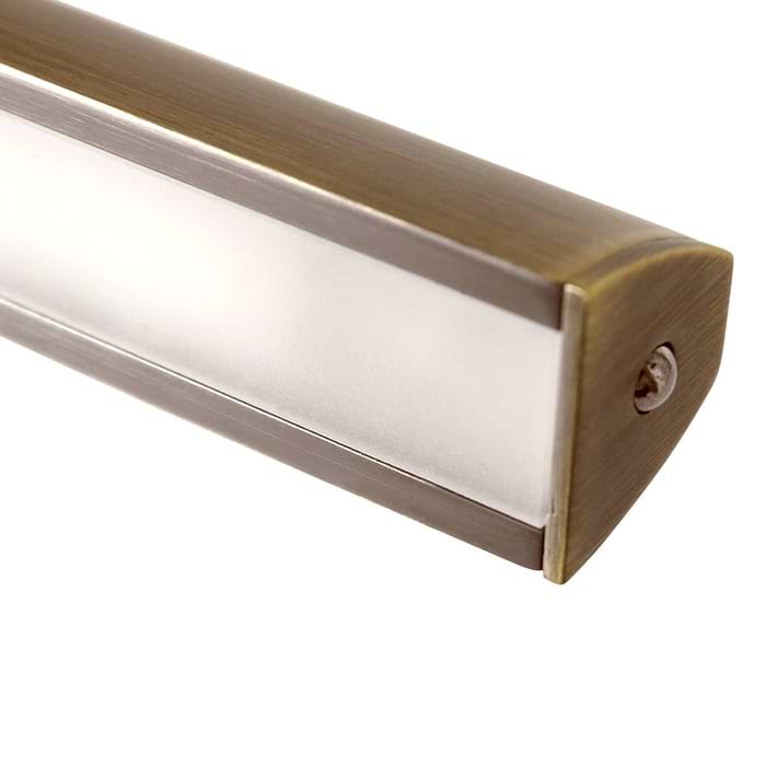 Schilderijverlichting - wandlamp schilderij LED 32cm - brons en wit - Litho LED - Steinhauer