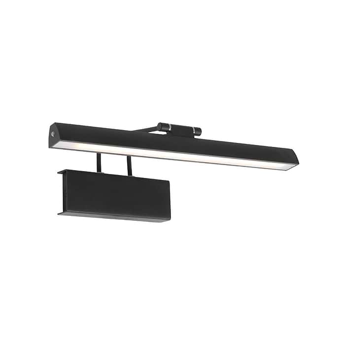 Schilderijverlichting - wandlamp schilderij LED 32cm - zwart en wit - Litho LED - Steinhauer