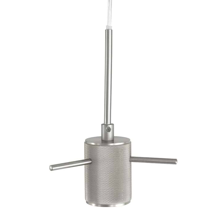 Hanglamp 3-lichts E27 (armatuur) - staal - Glass light - Steinhauer