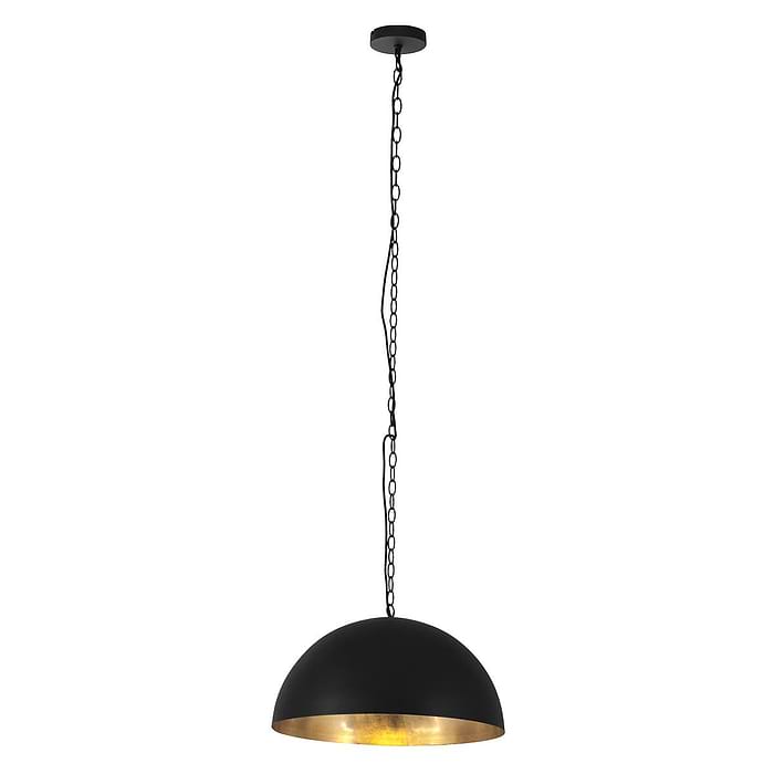 Hanglamp 1-lichts E27 50cm - Semicirkel - Steinhauer