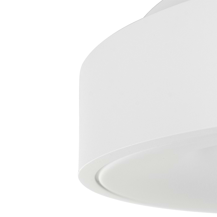 Plafondlamp rond 38cm 30w 2700k - wit - modern - Ringlede - Steinhauer