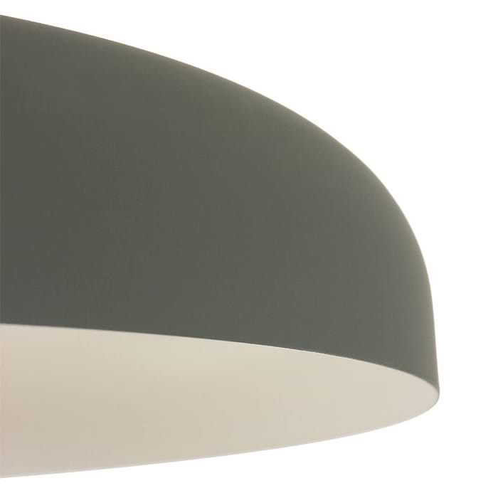 Hanglamp 1-lichts textiel kabel - grijs - Krisip - Steinhauer