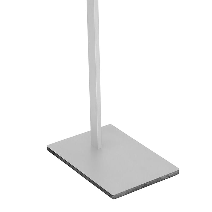 Vloerlamp 1-lichts LED - staal en wit - Stekk - Mexlite