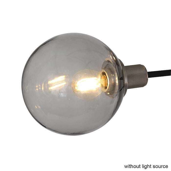 Hanglamp 6-lichts bol - zwart en grijs - Constellation - Steinhauer