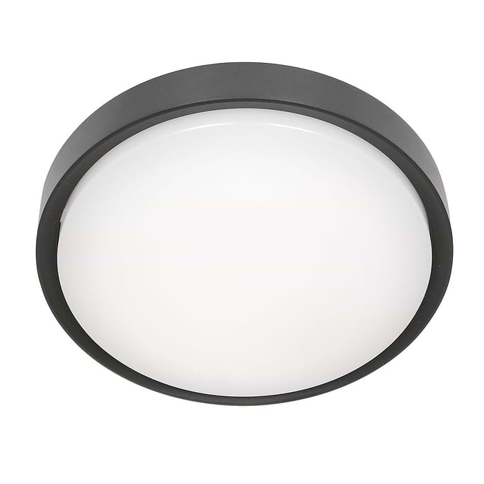 Buitenlamp -  wandlamp voor buiten -  LED 20w 2700K IP65 -  zwart en helder wit -  Steinhauer