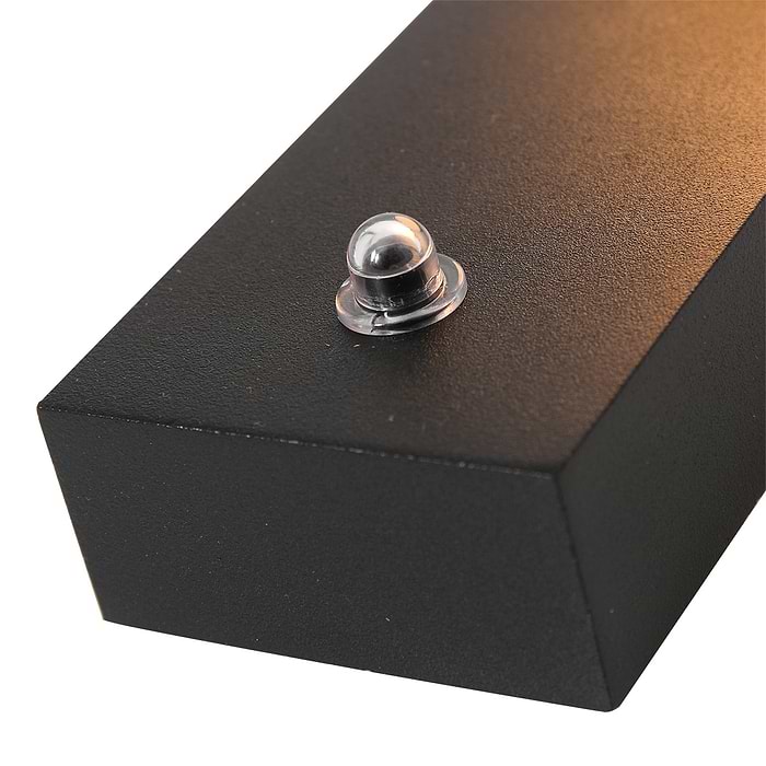Buitenlamp -  wandlamp voor buiten -  IP54 -  LED 9 - 5w inclusief sensor -  zwart en helder wit -  Steinhauer