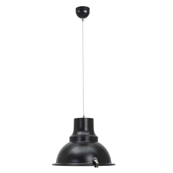 industriële hanglamp 1-lichts Metaal STEINHAUER - 5798ZW - Industrie lamp - Industrie Hanglamp - Steinhauer - Parade - Industrieel - Modern- Zwart  - Metaal Glas