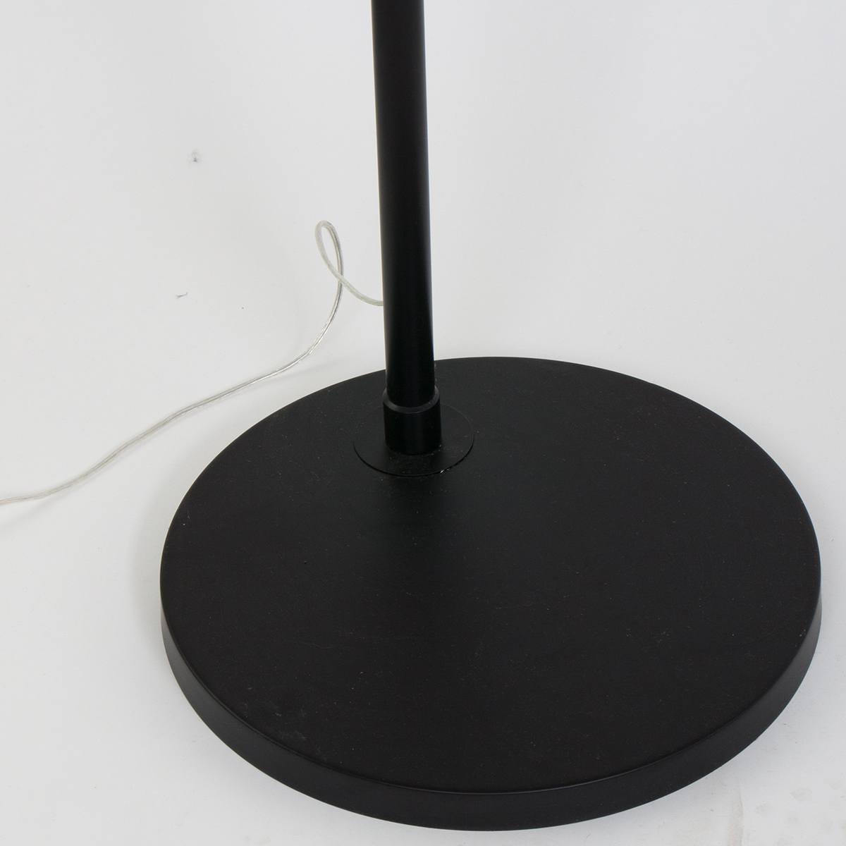 Vloerlamp 1-lichts Boog -armatuur- STEINHAUER - 7268ZW - Vloerlamp- Booglamp- Steinhauer- Stresa- Modern- Zwart  - Metaal Glas
