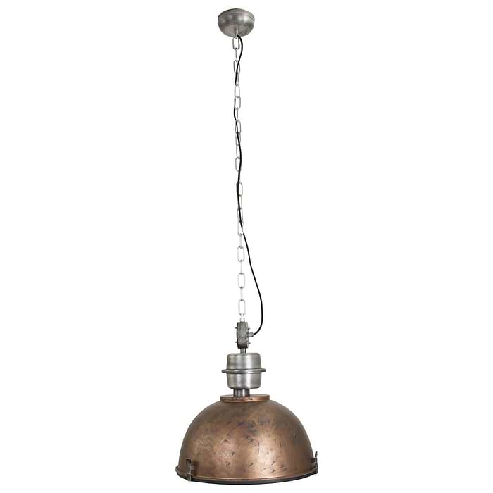 industriële hanglamp 1-lichts Industrial STEINHAUER - 7586B - Industrie lamp - Industrie Hanglamp - Steinhauer - Bikkel - Industrieel - Trendy - Bruin - Metaal Glas