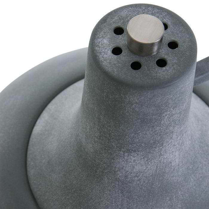 Grote industriële vloerlamp Industrie Xl MEXLITE STEINHAUER - 7633GR - Vloerlamp - Industrie lamp - Mexlite - Industrieel - Grijs staal met grijze kap