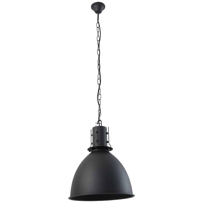 industriële hanglamp ind zwart MEXLITE - 7780ZW - Industriële hanglamp - Industrielamp - Mexlite - Lenvik - Scandinavisch - Trendy - Zwart Mat zwart - Metaal