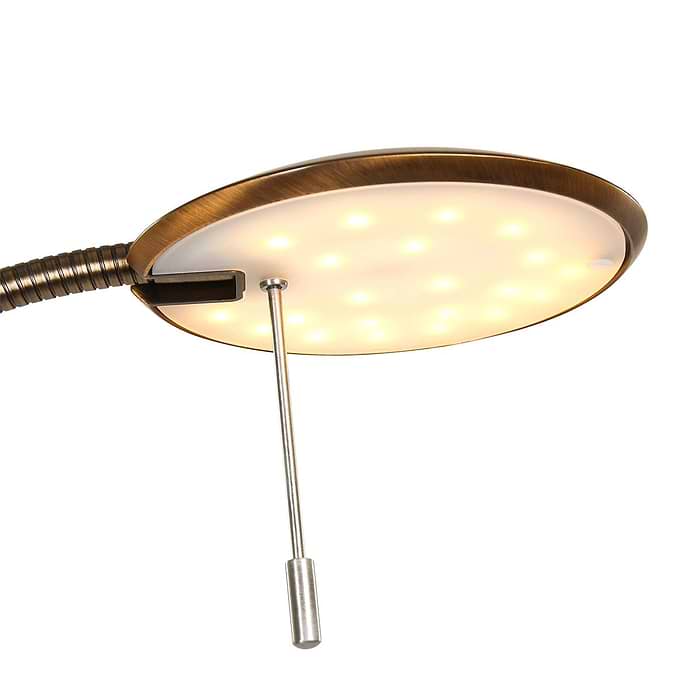 Vloerl 1-lichts LED STEINHAUER - 7910BR - Vloerlamp- Steinhauer- Zenith LED- Klassiek- Brons  - Metaal