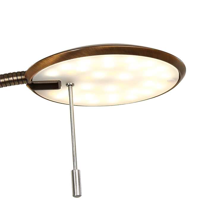 Vloerl 1-lichts LED STEINHAUER - 7910BR - Vloerlamp- Steinhauer- Zenith LED- Klassiek- Brons  - Metaal