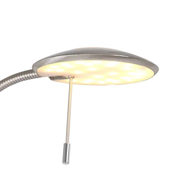 Vloerl 1-lichts LED STEINHAUER - 7910ST - Vloerlamp- Steinhauer- Zenith LED- Modern- Staal  - Metaal