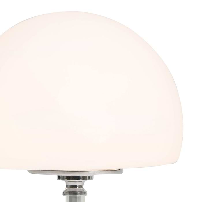 Tafellamp Mushroom Glas LED -7576ch- STEINHAUER - 7933CH - Tafellamp- Steinhauer- Ancilla- Modern- Wit Transparant - Metaal Glas
