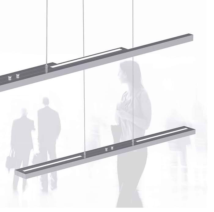 Hanglamp Motion LED STEINHAUER - 7970ST - Hanglamp- Steinhauer- Zelena Motion- Modern- Staal  staal geborsteld-
