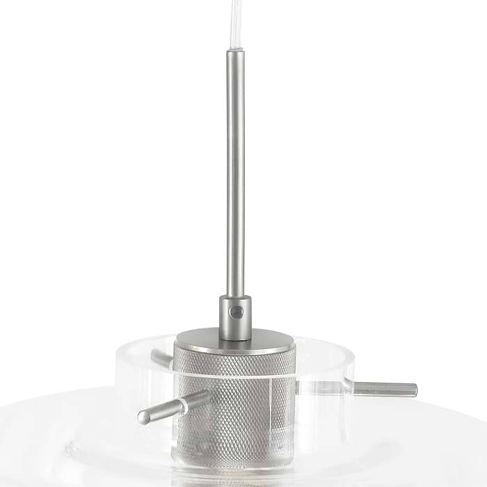 Hanglamp 3-lichts E27 (armatuur) +3x 2496 glas flat clear - STEINHAUER