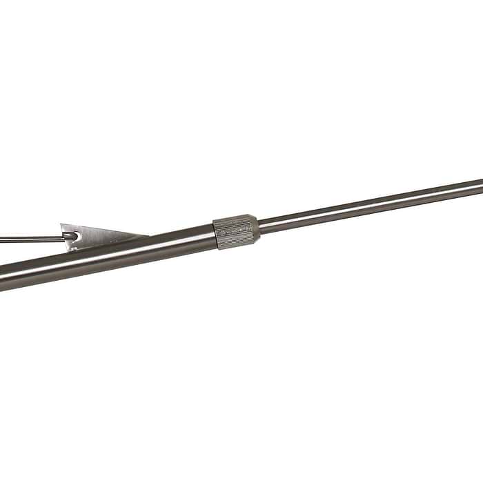 Wandlamp - leeslamp - Gramineus 9722 staal - kap effen wit STEINHAUER