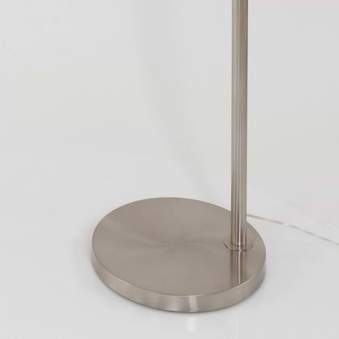 Hanglamp Stresa 9890ST Staal - Linnen Grijze Kap STEINHAUER - STEINHAUER